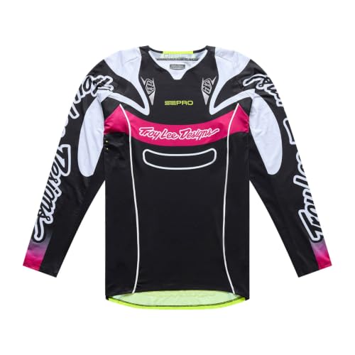 Chandail Troy Lee Designs SE Pro Salvo Black/White LG