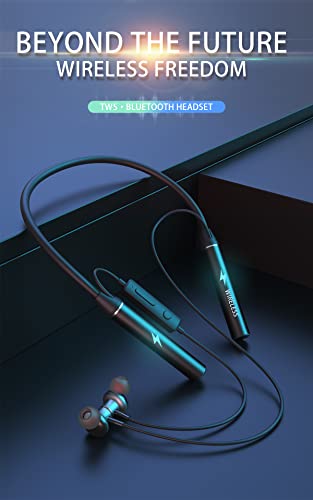 Wireless Bluetooth Earphones, ENC, ANC, 4mic, 5.4L, Noise-Cancelling, Waterproof, Low Delay, up to 100Hrs Playtime for Android & iOS. for Gaming, Sports, Gym, Running, laptops, Best Audio (Black) - Image 3