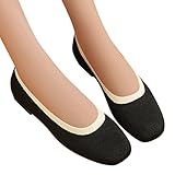 FACAIAFALO Bailarinas Plegables Mujer Bailarinas Boda Plano Elegante Suave Bailarinas Zapatos