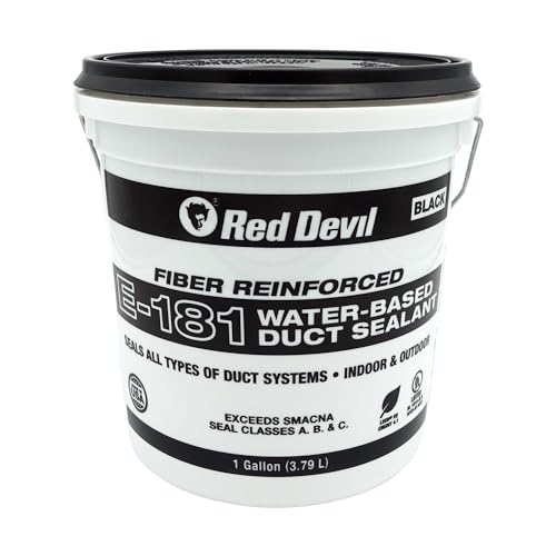 Red Devil Duct Sealant 1 Gallon Fiber Reinforced