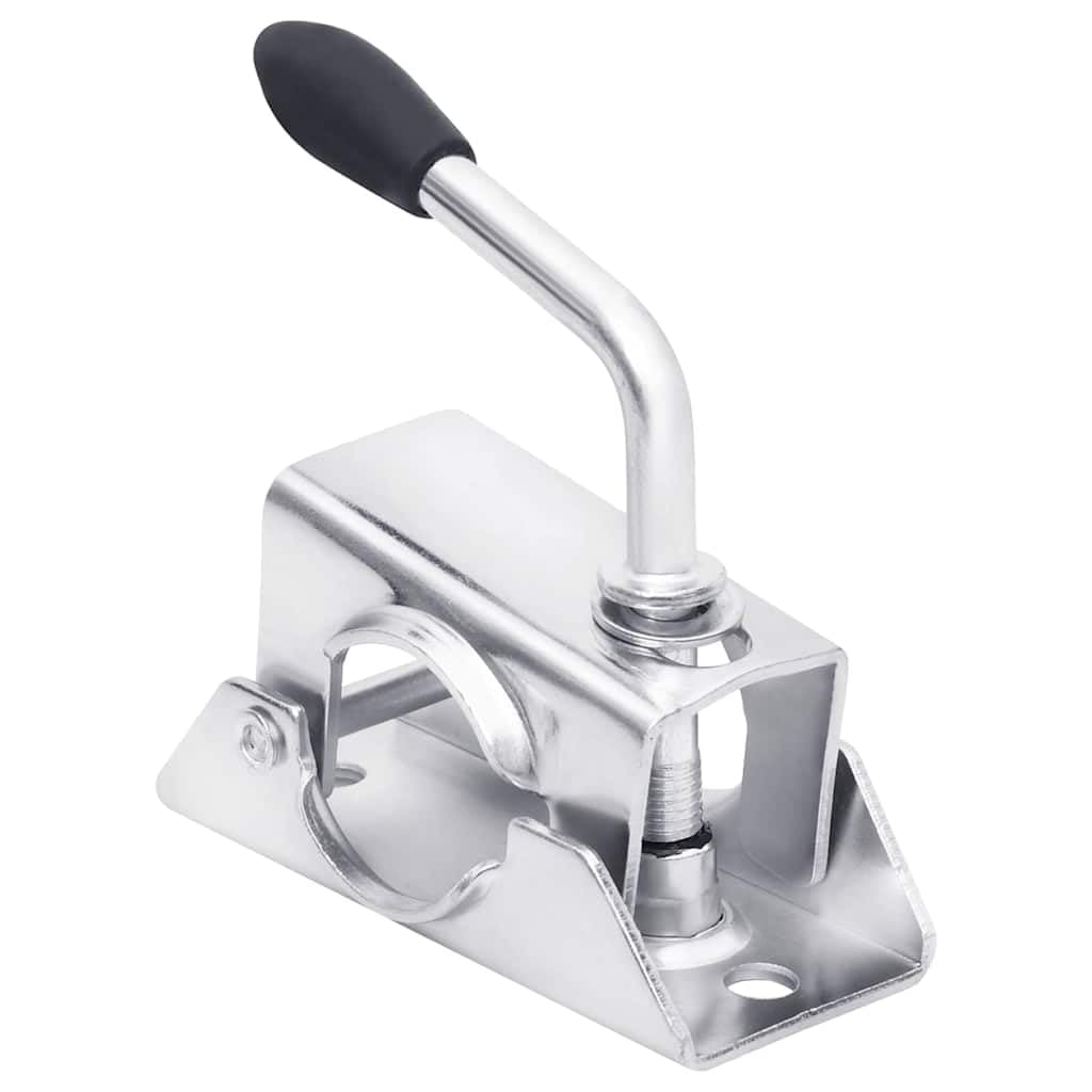 Generisch Stützrad für Anhänger mit Klemme 48 mm Verzinkter Stahl 5.2kg