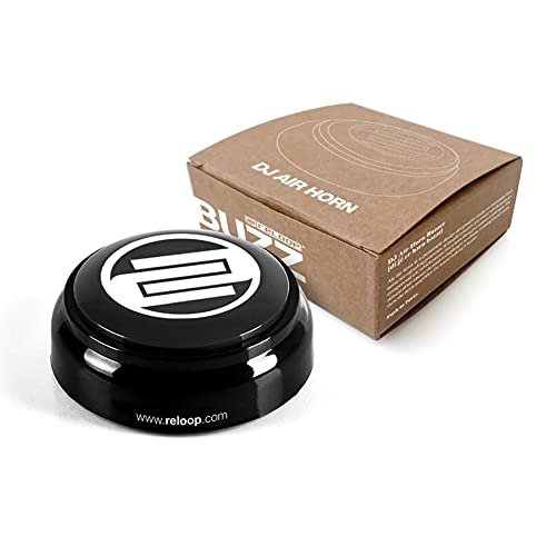 Reloop DJ Air Horn Buzzer - L'Effet sonore de la corne de DJ Hip Hop le plus iconique, le Bouton sonore le plus amusant pour les fêtes, les anniversaires et les jeux de soirée (Pile incluses) Cover