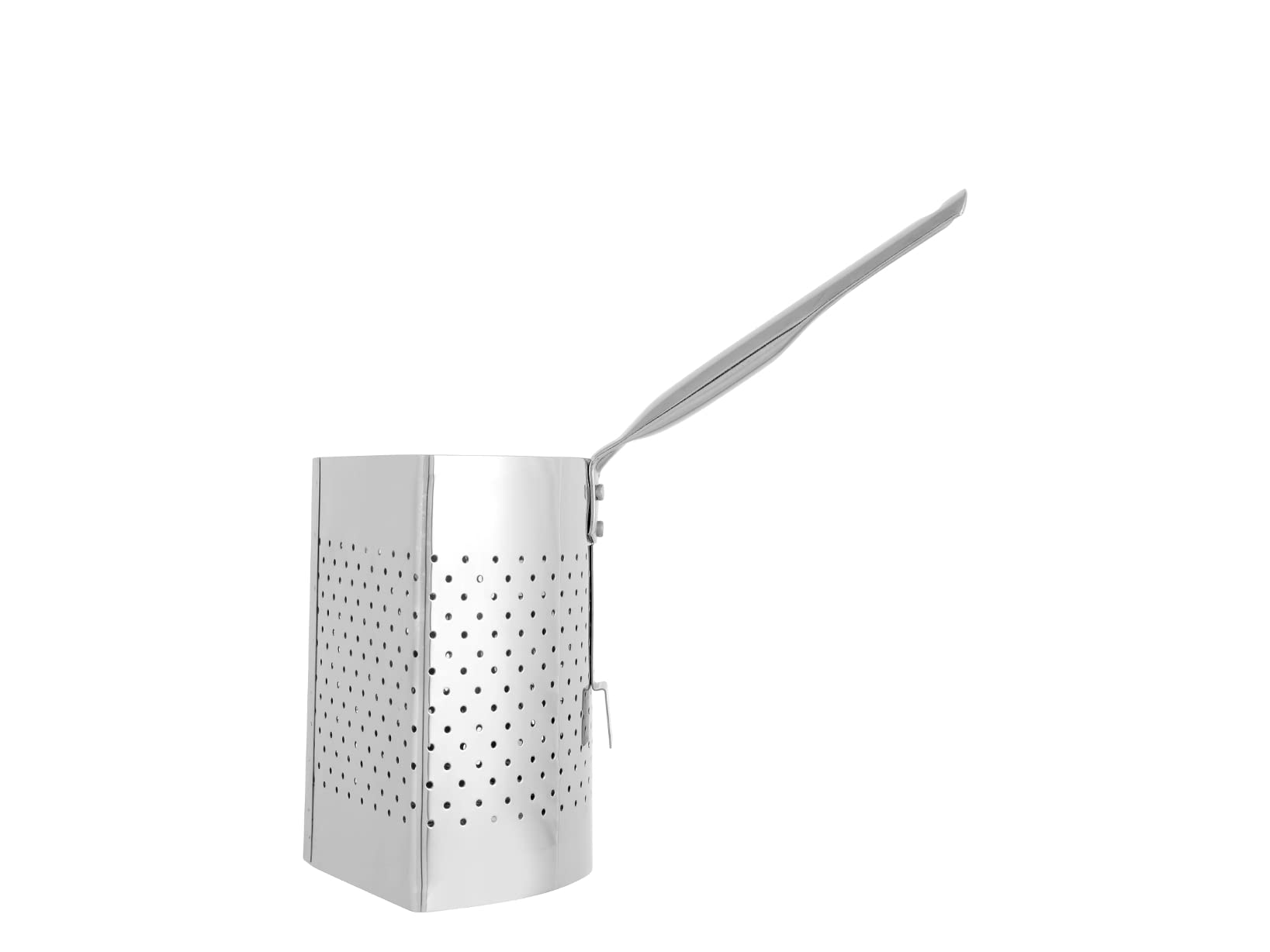 Cestello Divisorio Realizzato in Acciaio Inossidabile 18/10, Spicchio Forato per Diverse Cotture Contemporaneamente, Adattabile ad Ogni Pentola, Design Moderno, Dimensioni 22x30x18 cm