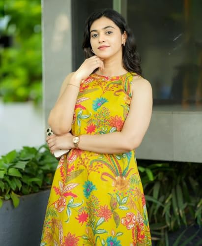 Image of Klosia Women Pure Cotton Kurta Palazzo Set | Sleeveless Printed Kurta with Palazzo Pants | Summer Friendly, Office Wear Co-Ord Set