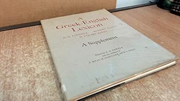 Hardcover A Greek-English Lexicon Book
