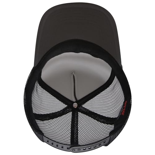 Image of OTTO Polyester Foam Front 5 Panel High Crown Mesh Back Trucker Hats in 97, Bulk, Wholesale