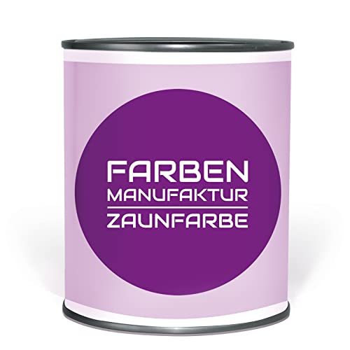 Farben Manufaktur Zaunfarbe Holzfarbe Wetterschutzfarbe Holzlack Holzschutzlack Holzdecklack1/2/5L, Größe: 5L, Farbe: Lehmbraun ca. RAL 8003