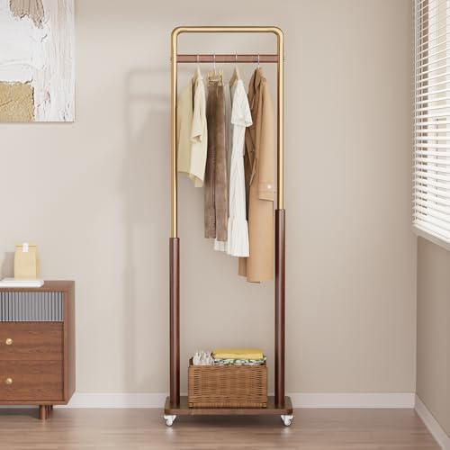 Taitiy Clothes Rack Solid Wood...