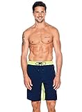 Reebok Herren Badehose 22,9 cm Tab Volley Deepwater UPF 50+ Athletic Badeshorts, Herren, Collegiate marineblau, Large