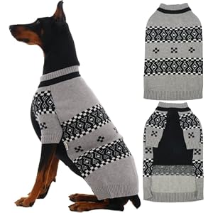 IECOii XXXL Dog Sweater for Extra Large Dogs Boy, Big Dog Winter Sweaters