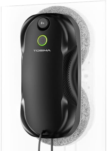Tosima W5 Fensterputzroboter 6400Pa, Fensterroboter mit Bidirektionalem Sprühsystem, adaptiver Saugkraft, intelligenter Navigation und Kantenerkennung, 2026 verbesserte Version, Sc