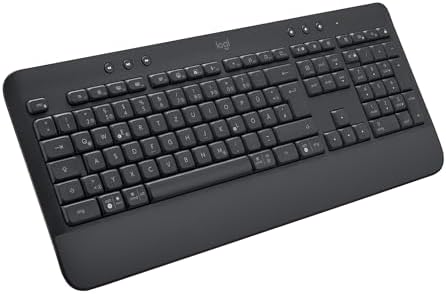 Logitech K650 — šoninis vaizdas