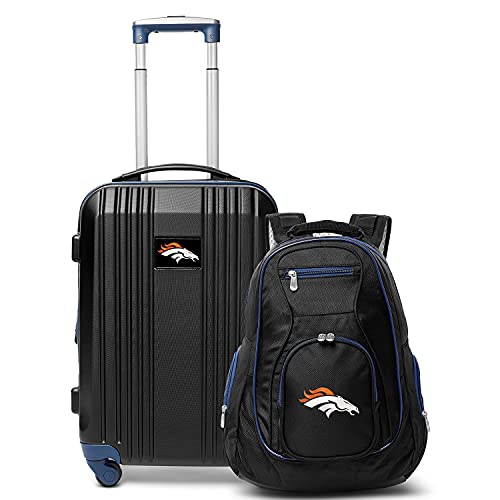 Denver Broncos 2-Piece Luggage Set, 21-inch Two-Tone