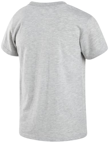 New Balance Girls' Athletic T-Shirt - 3 Pack Active Performance Sports Tee Bundle (7-16), Size 7-8, Purple/White/Grey #TOP5