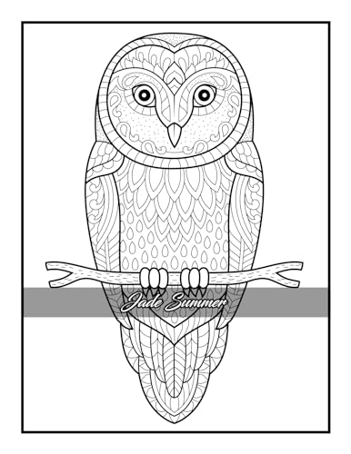 100 Animals: An Adult Coloring Book with Lions, Elephants, Owls, Horses, Dogs, Cats, and Many More! - Image 53