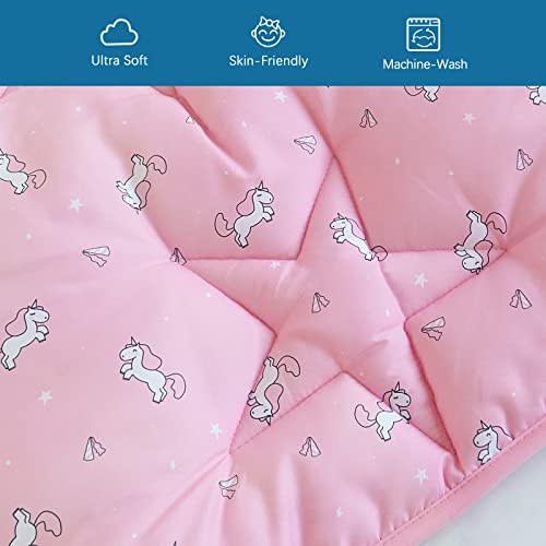 SPRINGSPIRIT 71'' x 59'' Baby Play Mat for Playpen, Baby Play Mat for Floor One-Piece Crawling, Non Slip Play Mats for Babies and Toddlers, Pink