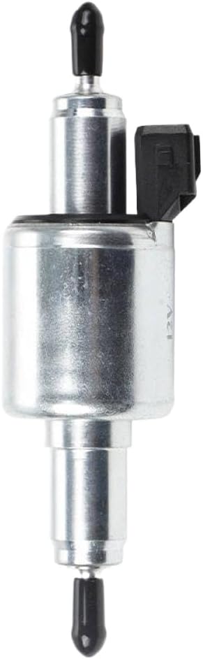 Tangerine 12V Diesel Air Parking Heater 2-8KW Universal Ultra Quiet Oil Fuel Pump with 22ML Pulse Metering Compatible with Various Vehicles Silver(1pc)