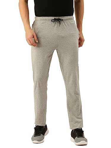 Image of Macroman M-Series Modern Track Pants, in Cotton-Rich Fabric, Trackpant for Men with Secure Zip Pocket
