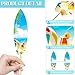 18pcs Surfboard Centerpiece Sticks Summer Surfing Birthday Party Decorations Surf Surfboard Theme Party Table Toppers for Surfer Birthday Party Summer Beach Party Baby Shower Supplies