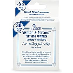 Ashton & Parsons Teething Powders, used to soothe teething pain and symptoms, for Babies From 3 Months+, natural traditional remedy, UK s No1 teething brand in pharmacy*, Pack of 30.