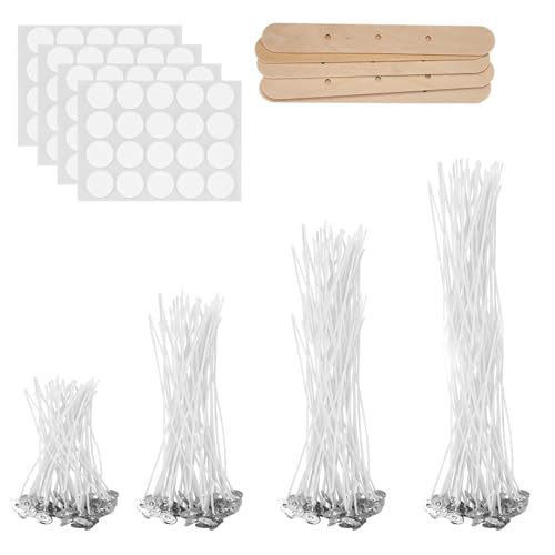HuangXinyu Stoppini per Candele, 200 Pezzi, per Candele, 5 cm/10