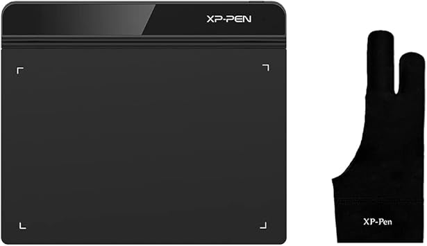 XP-PEN StarG640 Drawing Tablet Digital Graphics Tablet 6x4 Inch Ultrathin Tablet with 8192 Levels Battery-Free Stylus Compatible with Chromebook0& Artist GloveSize M