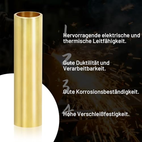 H62-Messingfolie, 0.002’’x4’’x79’’ (0,05MM x 0,1M x 2M), Dünnes Messingblech auf Rolle, Versiegelte Verpackung