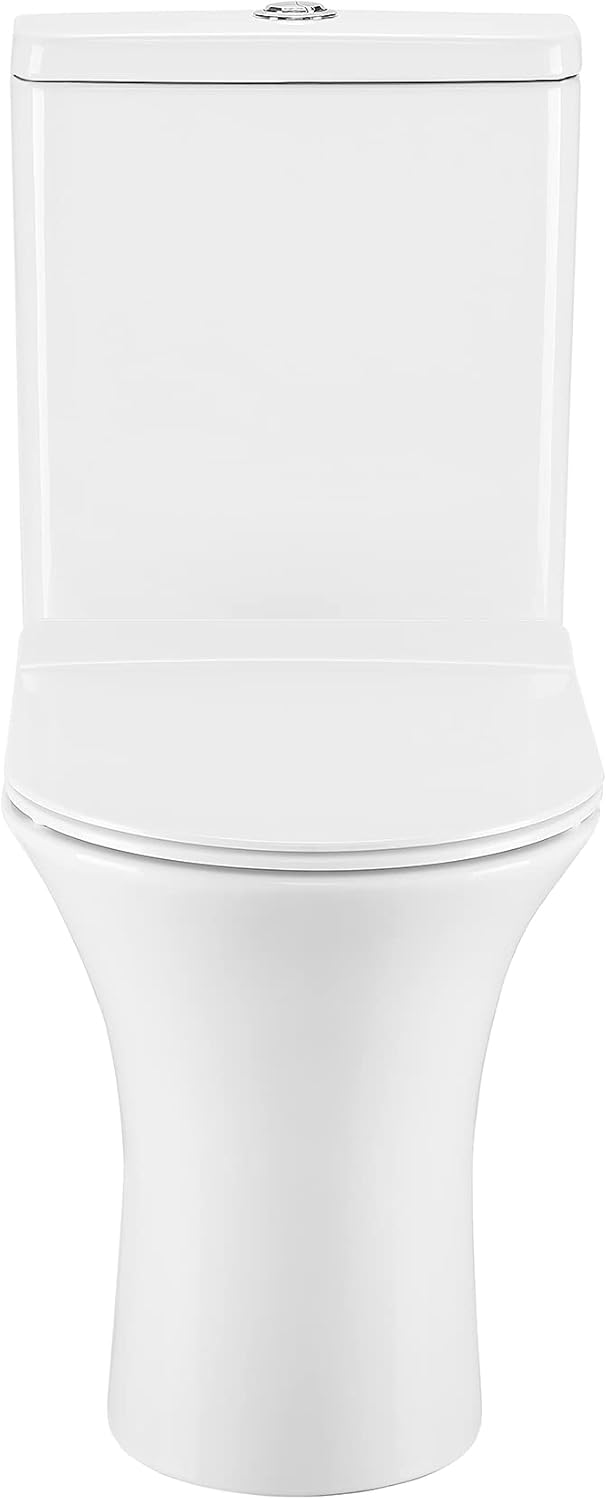 Swiss Madison SM-2T120 Calice Two Piece Elongated Rear Outlet Toilet, Dual Flush - - 