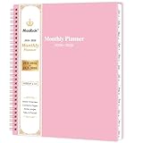 2026-2028 Monthly Planner - July 2026 - June 2028, 9' x 11', 2 Year Planner, Spiral Bound, Pink Cardboard Cover
