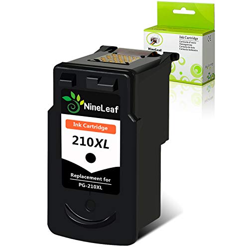 Nineleaf Remanufactured High Yield Ink Cartridge Compatible For Canon Pg-210Xl Pg-210 Xl Pixma Ip2700 Mx320 Mp495 Ip2702 Mp230 Mp240 Mp250 Mp280 (401 Pages, Ink Level Indicator) (Black,1 Pack) #TOP14