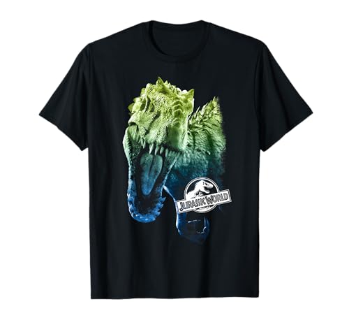 T-shirt Jurassic World Indominus Rex Dark Portrait noir pour fan de dinosaures
