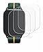 Savvies 6 Stück Schutzfolie für Motorola Moto watch fit Displayschutz-Folie Ultra-Transparent