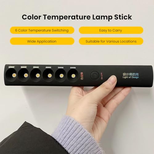 Bâton de lampe à température ajustable pour éclairage de studio