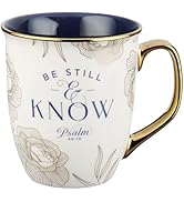 Christian Art Gifts Inspirational Ceramic Coffee & Tea Mug for Women: Be Still & Know Encouraging...