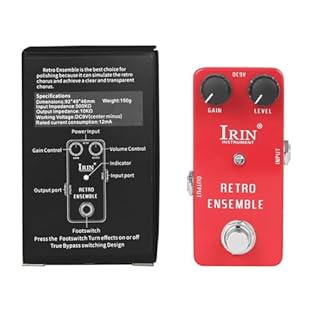 [MULTI-EFFECT FUNCTIONALITY] This pedal combines wah, distortion, overdrive, delay, reverb, and compressor effects, allowing musicians to explore a wide range of soundscapes and enhance their performances. [COMPACT AND PORTABLE DESIGN] Lightweight an...