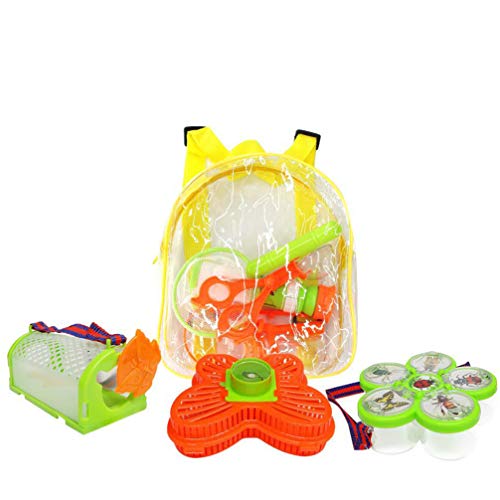 Kisangel Kit de captura de insetos com 22 peças, pinça de inseto sintética realista, suporte para co