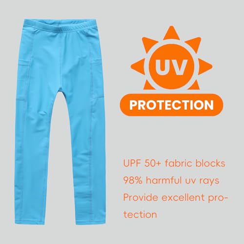 Image of UPF 50+ Kid's Swim Pants Swim Leggings for Boys and Girls Sun Protective