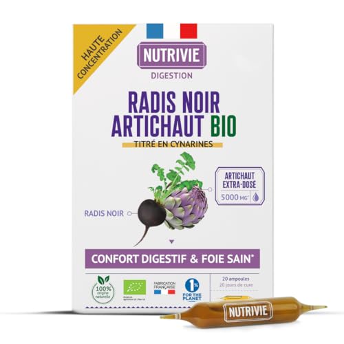 Ampoules Radis Noir et Artichaut BIO