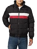 Tommy Hilfiger Men's Quilted Bomber Hoody Color Block