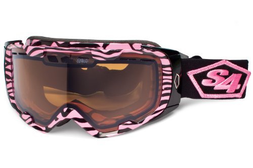 S4-Optics-ALRT-Schneebrille-rosa-Zebra-Druck-bernsteinfarbene-photochrome-Glaeser