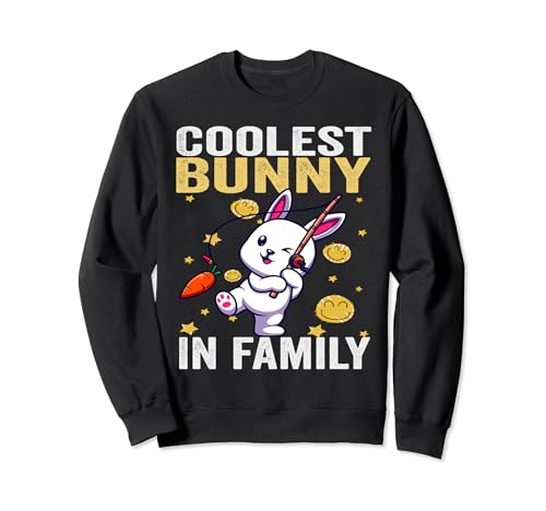 Coolest Bunny In Family - Ropa divertida para niños pequeños Sudadera