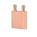 Wendry 40x40mm Copper GPU Water Cooling Block, Liquid Water Cooler Heat Sink System for PC Computer, CPU Graphics Radiator Heatsink, 40mm x 40mm x 10mm, Double U Channel