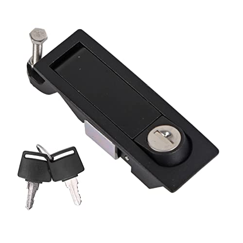 Image of Compression Latch Lock Powder Coated Zinc Alloy Adjustable Lever with Locking Trigger Lock for RV Marine Boat Cabinet