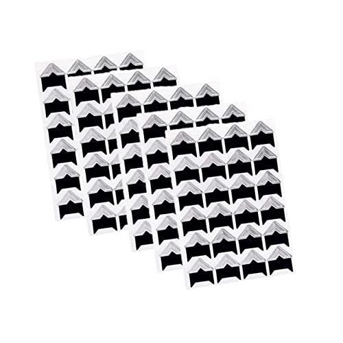 HOODANCOS 15 Sheets of DIY Scrapbooking Sticker Self-Adhesive Corner Stickers for Photo Album Decor