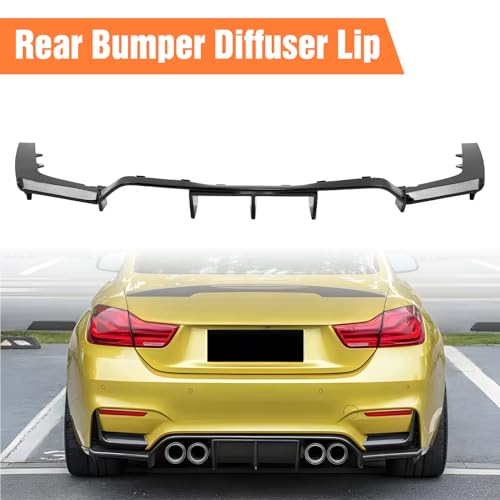 JTFF Rear Bumper Diffuser Lip Compatible with BMW F80 M3 F82 M4 2015-2020 by JTFF - Used condition - Image 2