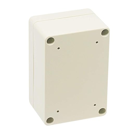 Miniatura 49 de Zulkit Caja de conexiones de plástico ABS a prueba de polvo, impermeable, IP65, cajas eléctricas universales para proyectos, gris 7.9 x 4.7 x 2.2