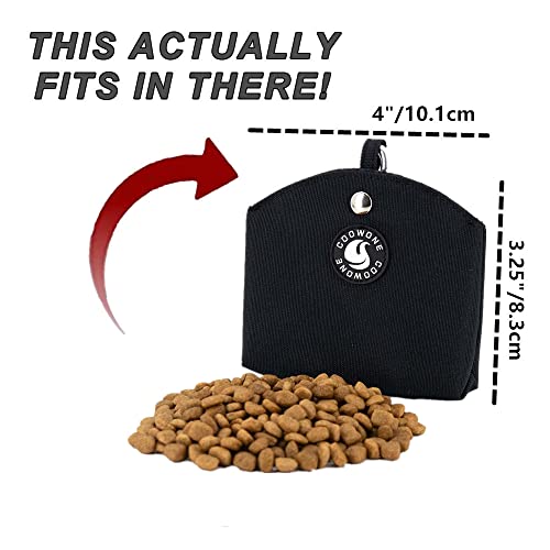 COOWONE Bolsa pequena para petiscos para cães, bolsa de petiscos para adestramento de cães, bolsas p
