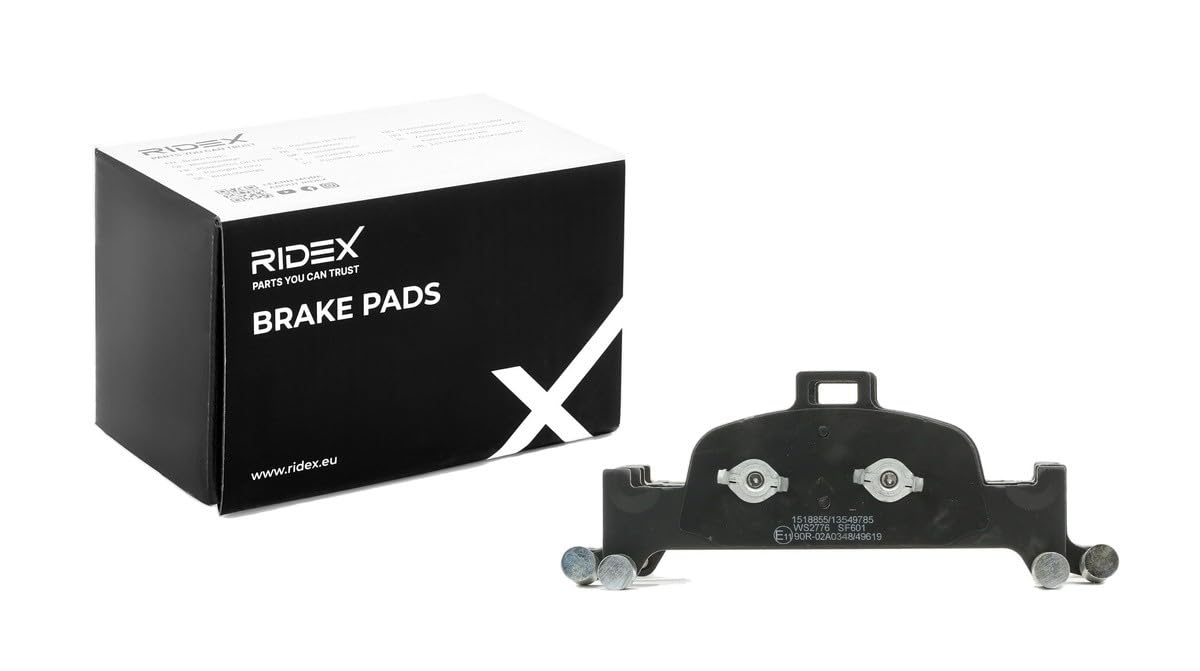 Zestaw Klocków Hamulcowych RIDEX 402B1203 przód Kompatybilny z AUDI Q5 Van FYB, FYG A7 Sportback 4KA A6 C8 Allroad 4AH A6 Sedan 4A2, C8 A5 Cabrio F57