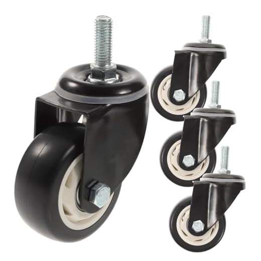 SOLUSTRE 4 Uds Rueda De Remolque Estantes De Garaje Estante De Utilidad Clásicos De Sevilla Estanterías De Metal Ruedas Giratorias Ruedas De Alta Resistencia Ruedas De Silla De Repuesto