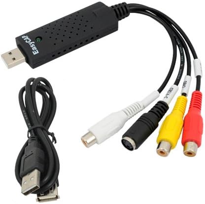 Easy CAP USB2.0 Video Adapter with Audio - Capture and Edit Video and Audio